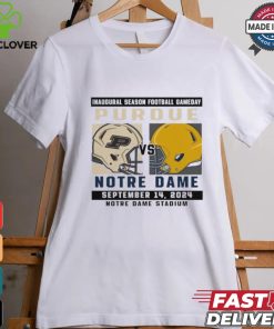 Official Notre Dame Fighting Irish vs Purdue Football Gameday September 14,2024 Matchup shirt