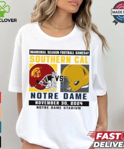 Official Notre Dame Fighting Irish vs Southern Cal Football Gameday October 19,2024 Matchup shirt