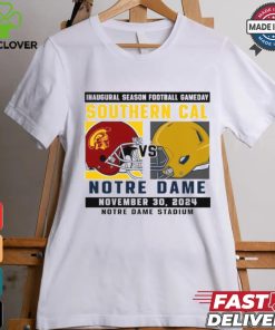 Official Notre Dame Fighting Irish vs Southern Cal Football Gameday October 19,2024 Matchup shirt