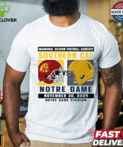 Official Notre Dame Fighting Irish vs Southern Cal Football Gameday October 19,2024 Matchup shirt