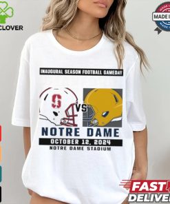 Official Notre Dame Fighting Irish vs Stanford Football Gameday October 12,2024 Matchup shirt