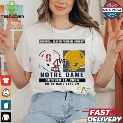 Official Notre Dame Fighting Irish vs Stanford Football Gameday October 12,2024 Matchup shirt