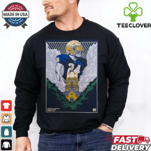 Official Notre Dame vs. Florida State Football November 9, 2024 At Notre Dame Stadium Poster Shirt