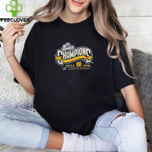 Official Notre dame fighting irish 2024 acc women’s basketball conference tournament champions locker room shirt