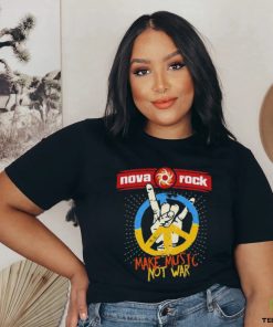 Official Nova Rock Make Music Not War 2023 Shirt