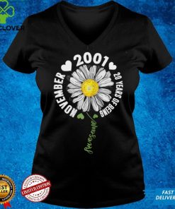 Official November Girl 2001 20 Years Old 20 Sunshine Birthday Sweater Shirt