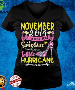 Official November Girls 2014 Shirt 7 Years Old Awesome since 2014 Sweater Shirt