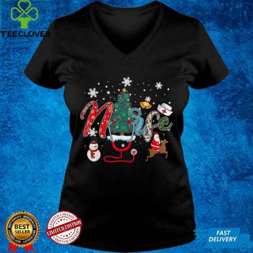 Official Nurse Stethoscope Christmas Tree Ornaments Xmas Funny Nurse Sweater Shirt