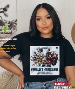 Official O’ Malley’s vs Three Lions 2024 Milwaukee Founders Cup Championship Brown Deer Park shirt