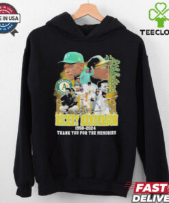 Official Oakland Athletics Legends Rickey Henderson 1958 2024 Signature Shirt