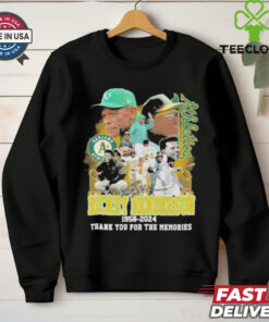 Official Oakland Athletics Legends Rickey Henderson 1958 2024 Signature Shirt