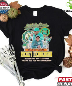 Official Oakland Athletics Rickey Henderson Man Of Steal 2024 Shirt
