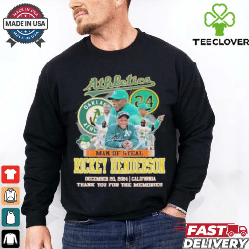 Official Oakland Athletics Rickey Henderson Man Of Steal 2024 Shirt