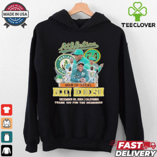Official Oakland Athletics Rickey Henderson Man Of Steal 2024 Shirt