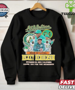 Official Oakland Athletics Rickey Henderson Man Of Steal 2024 Shirt