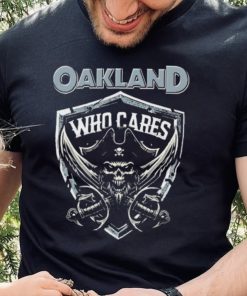 Official Oakland Raiders Who Cares Shirt