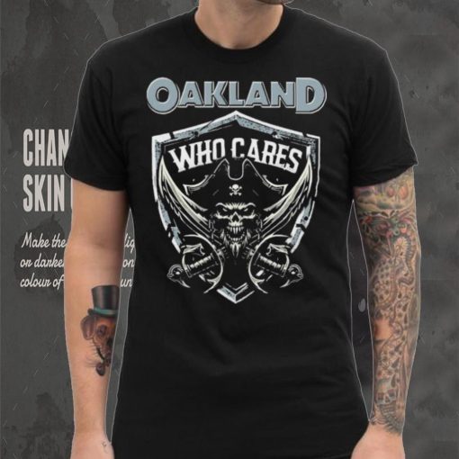 Official Oakland Raiders Who Cares Shirt