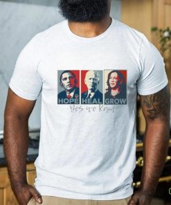 Official Obama Hope Biden Heal Harris Grow Yes We Know Made America Great Again T shirt