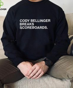 Official Obvious Shirts Merch Cody Bellinger Breaks Scoreboards Shirt