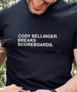 Official Obvious Shirts Merch Cody Bellinger Breaks Scoreboards Shirt