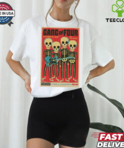 Official October 30 2024 The Cut Gloucester MA Gang Of Four Poster Shirt