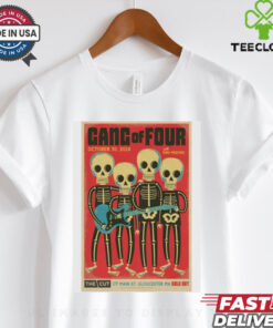 Official October 30 2024 The Cut Gloucester MA Gang Of Four Poster Shirt