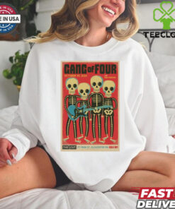 Official October 30 2024 The Cut Gloucester MA Gang Of Four Poster Shirt