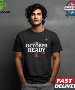 Official October Ready Clinched Detroit Tigers T Shirt