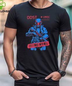 Official Odst Feet First Into Hell T Shirt