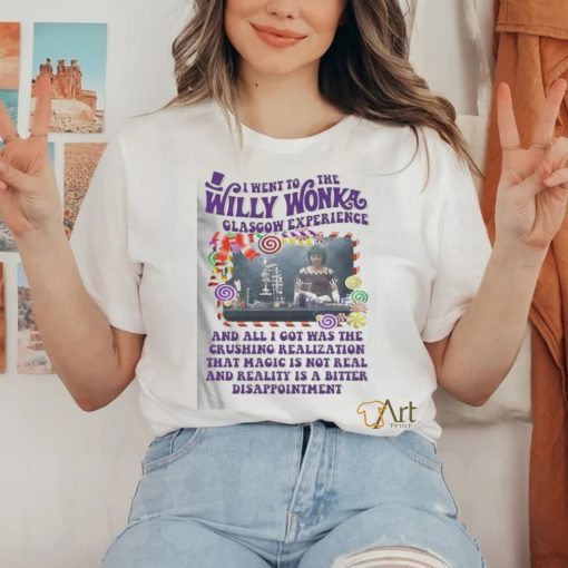 Official Official 2024 I Went To The Willy Wonka Glasgow Experience Shirt