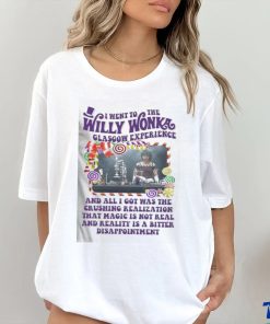 Official Official 2024 I Went To The Willy Wonka Glasgow Experience Shirt