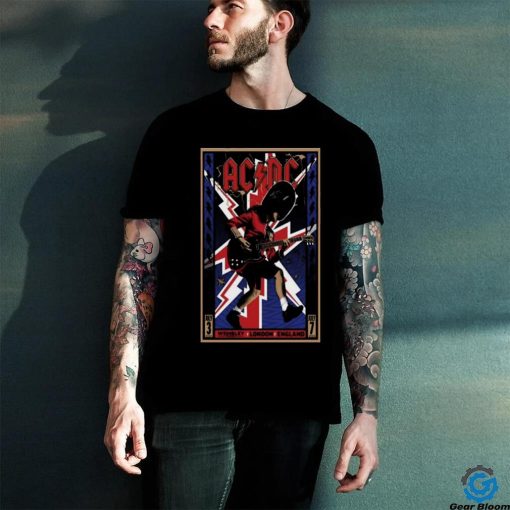 Official Official AC DC July 3 2024 At Wembley Stadium In London UK Poster Shirt