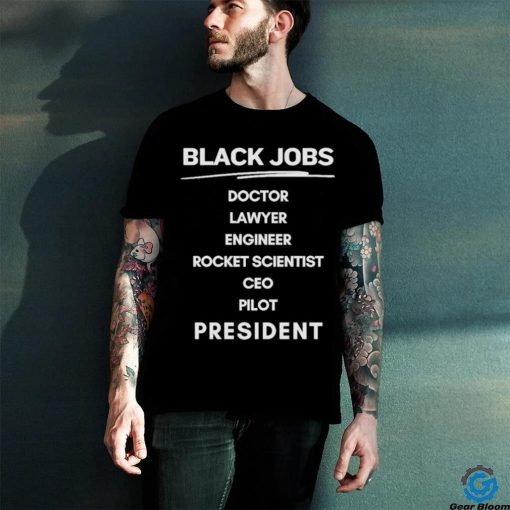Official Official Biden Trump Debate 2024 Black Jobs T Shirt