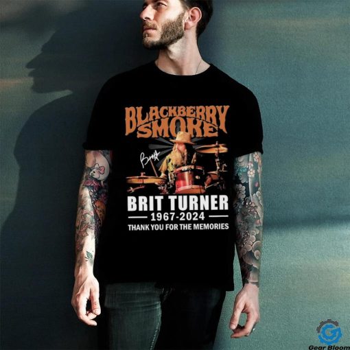 Official Official Blackberry Smoke Brit Turner 1967 2024 Thank You For The Memories Signatures Shirt