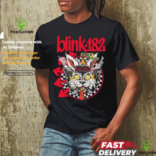 Official Official Blink 182 Detroit, MI August, 12 2024 Event Shirt