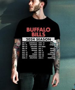 Official Official Buffalo Bills Schedule 2024 Season Shirt