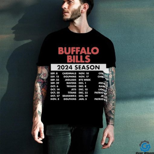 Official Official Buffalo Bills Schedule 2024 Season Shirt