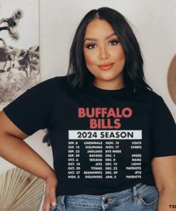 Official Official Buffalo Bills Schedule 2024 Season Shirt