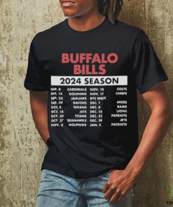 Official Official Buffalo Bills Schedule 2024 Season Shirt