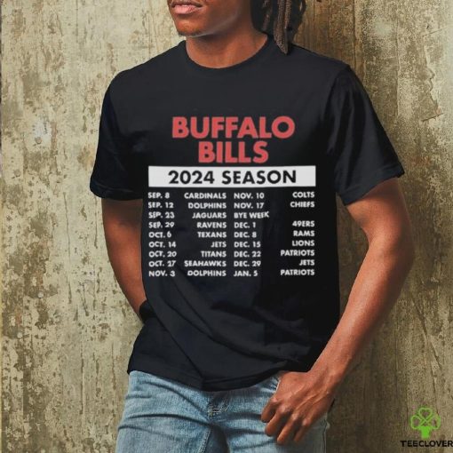 Official Official Buffalo Bills Schedule 2024 Season Shirt