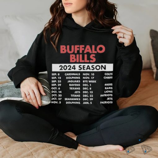 Official Official Buffalo Bills Schedule 2024 Season Shirt
