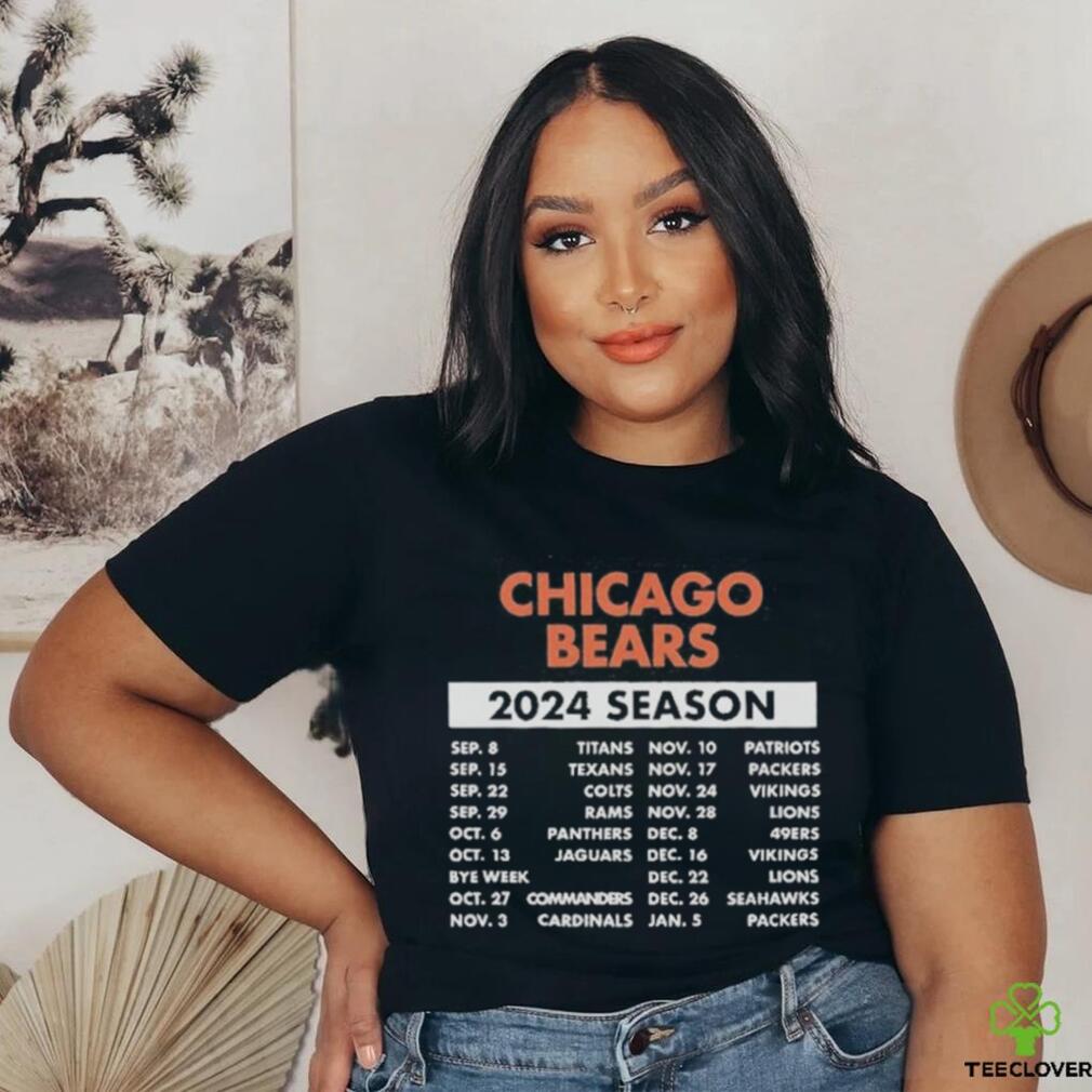 Official Official Chicago Bears Schedule 2024 Season Shirt Official Official Chicago Bears Schedule 2024 Season Shirt