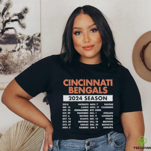 Official Official Cincinnati Bengals Schedule 2024 Season Shirt
