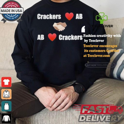 Official Official Crackers Love Ab Ab Love Crackers Shirt