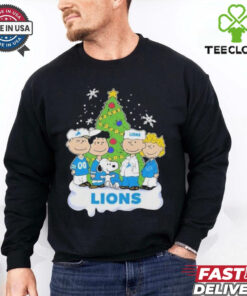 Official Official Event Christmas Peanuts Characters X Detroit Lions Shirt 1 Official Official Event Christmas Peanuts Characters X Detroit Lions Shirt