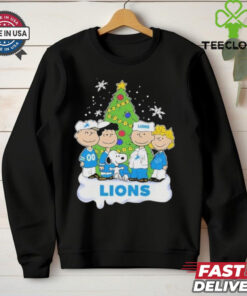 Official Official Event Christmas Peanuts Characters X Detroit Lions Shirt 2 Official Official Event Christmas Peanuts Characters X Detroit Lions Shirt