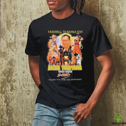 Official Official Farewell To Manga Icon Akira Toriyama 1955 2024 Thank You For The Memories Shirt