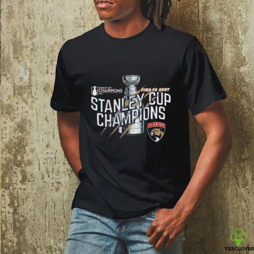 Official Official Florida Panthers Time To Hunt Stanley Cup Champions 2024 T Shirt