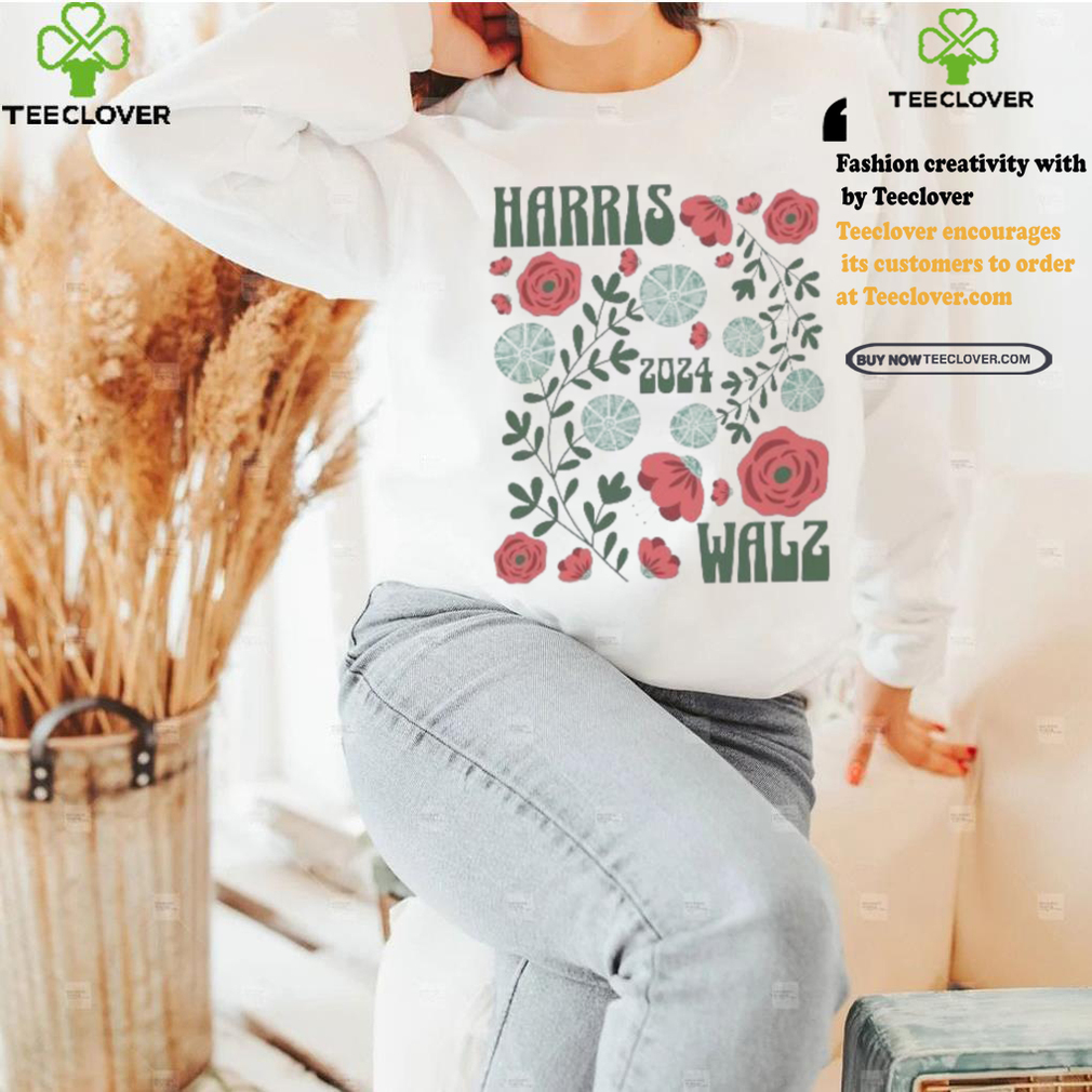 Official Official Flower Harris Walz 2024 Shirt Official Official Flower Harris Walz 2024 Shirt