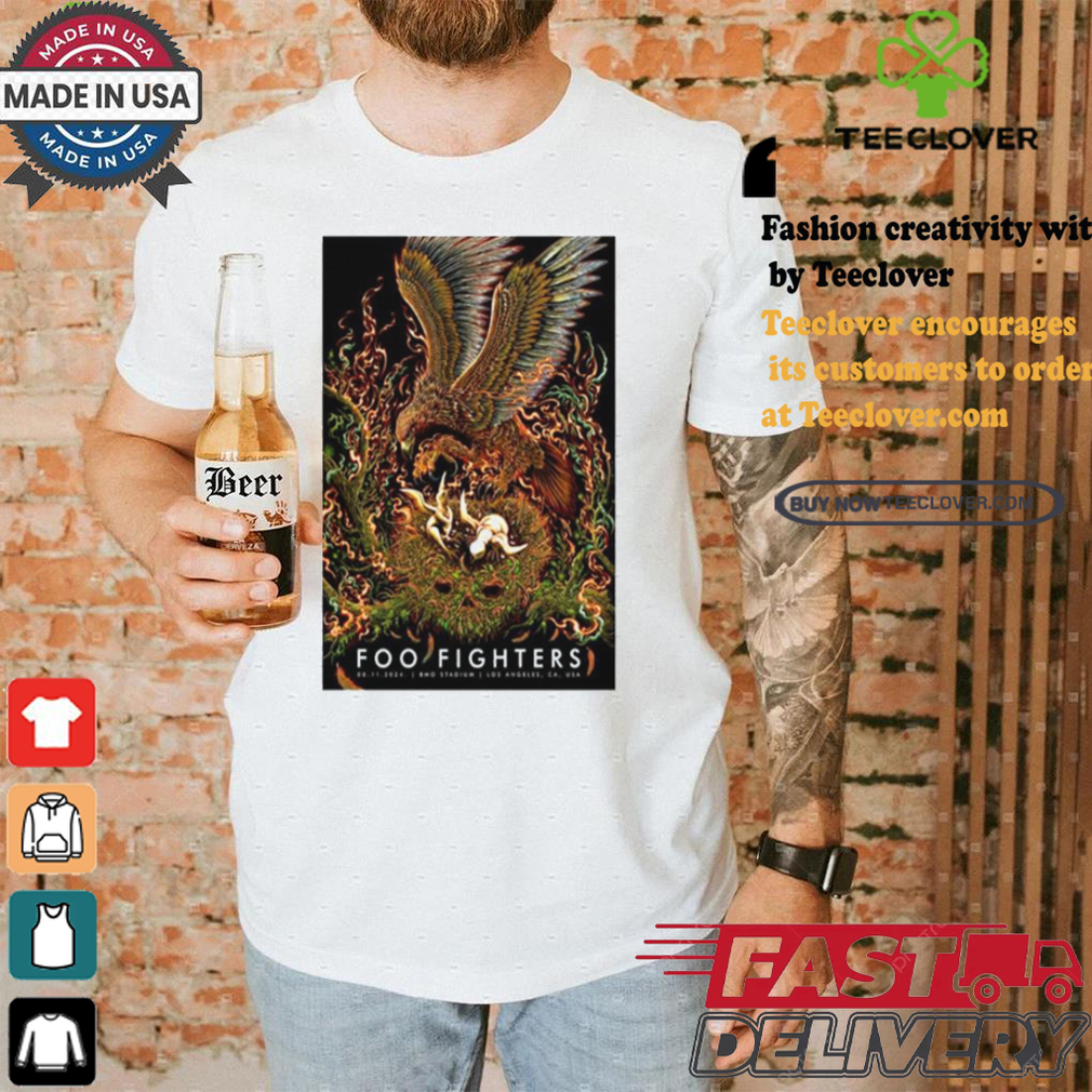 Official Official Foo Fighters August 11 2024 BMO Stadium In Los Angeles CA Poster Shirt Official Official Foo Fighters August 11 2024 BMO Stadium In Los Angeles CA Poster Shirt